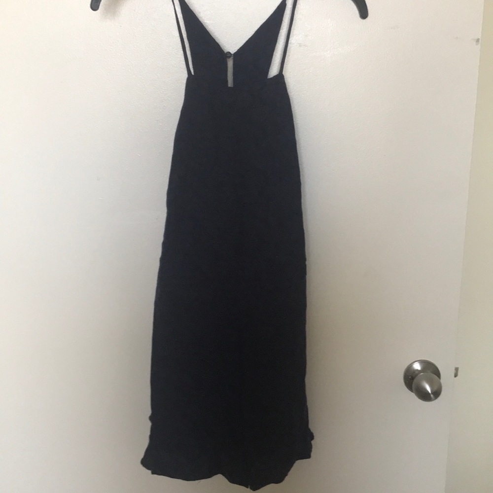 Navy formal romper